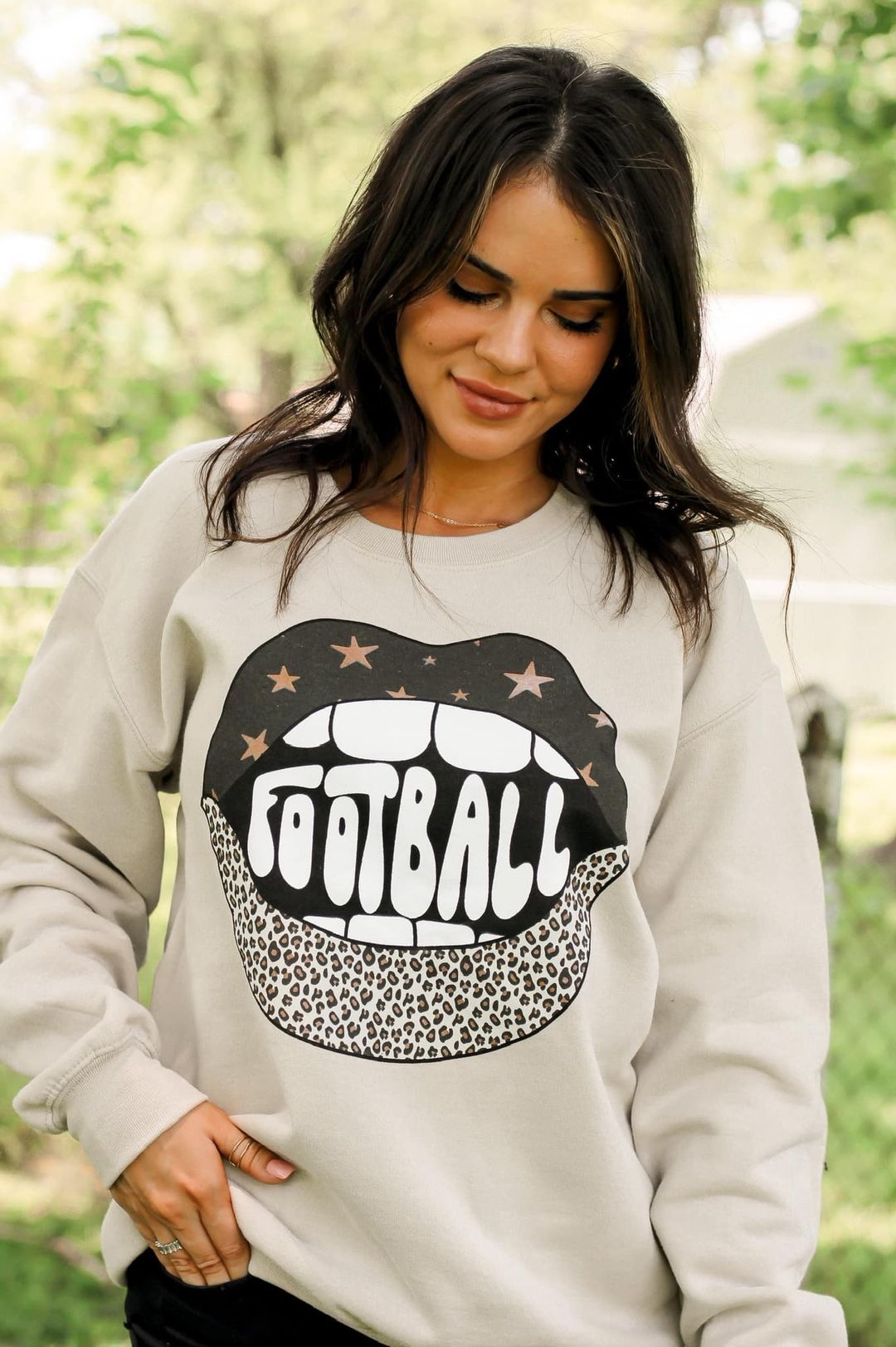 The Perfect Football Sweatshirt - Sand